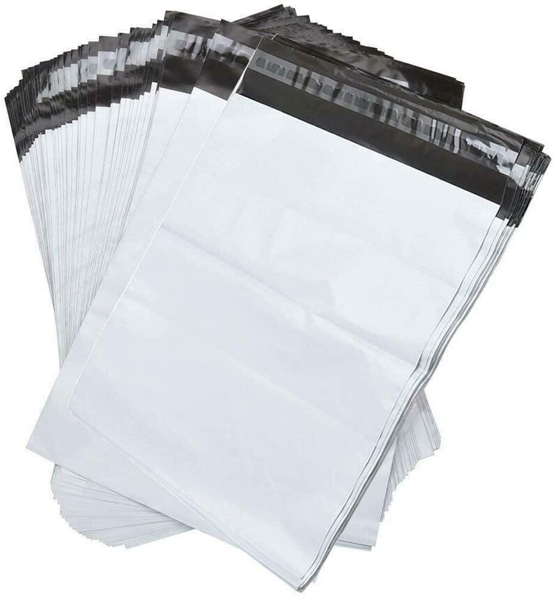 100 White 6x 9 Postal Bags Mail Bags Strong Poly Etsy