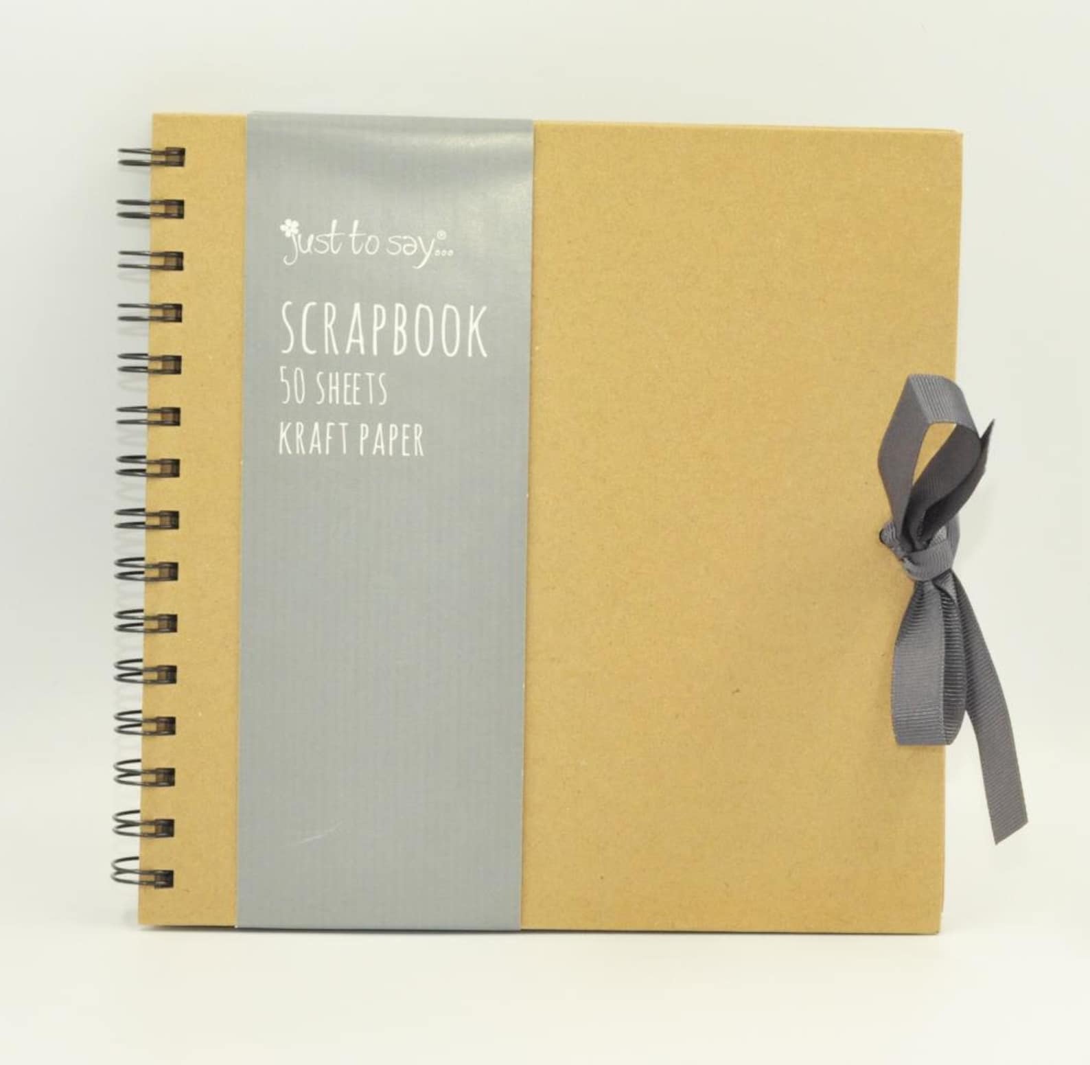 50 Sheet Wired Brown Scrapbook With Black Ribbon 20x20cm Photo Etsy