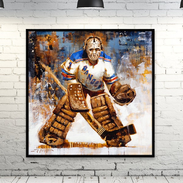 New York Rangers Canvas Art Etsy