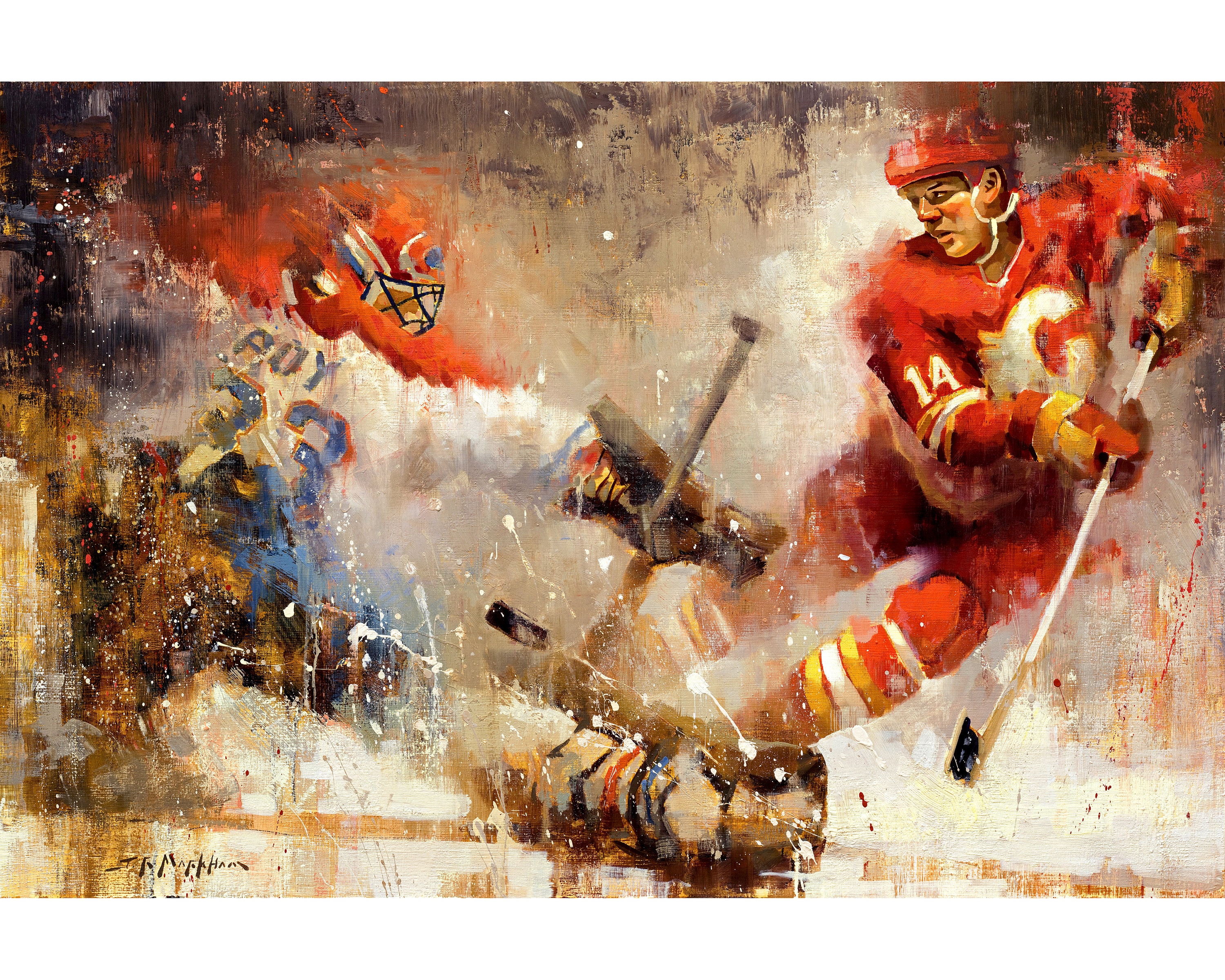 NHL Calgary Flames - Johnny Gaudreau 18 Wall Poster, 22.375 x 34