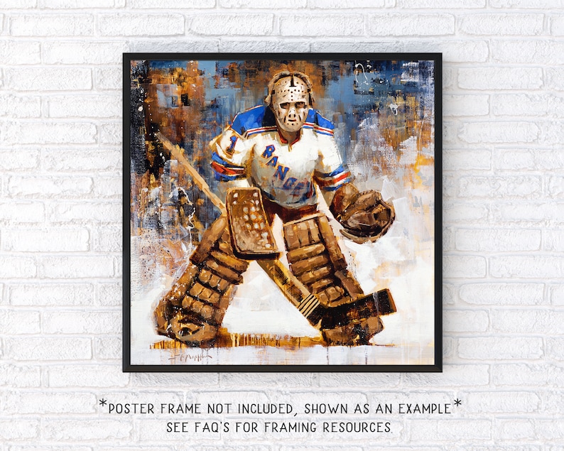 New York Rangers Poster or Metal Print from Original Painting image 2