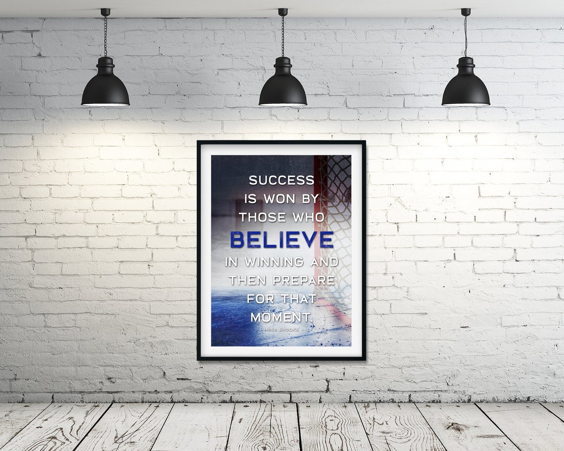 Herb Brooks Quote Printable Wall Art DIGITAL DOWNLOAD Etsy