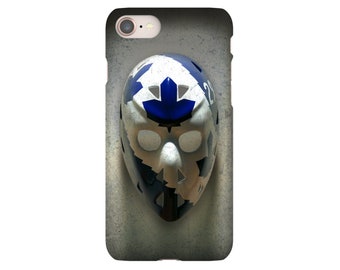 Maple Leafs Mask Phone Case, Mike Palmateer Goalie Mask, iPhone Case, Toronto Maple Leafs, Gift