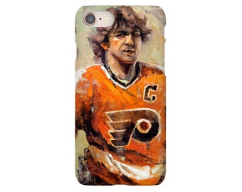 Bobby Clarke Phone Case with Artwork from Original Painting - Philadelphia Flyers - Hockey - Gift - iPhone Case