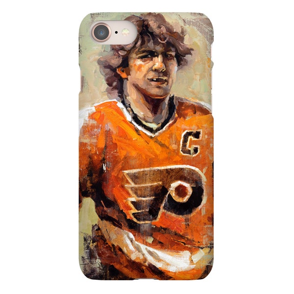 Bobby Clarke Phone Case with Artwork from Original Painting - Philadelphia Flyers - Hockey - Gift - iPhone Case