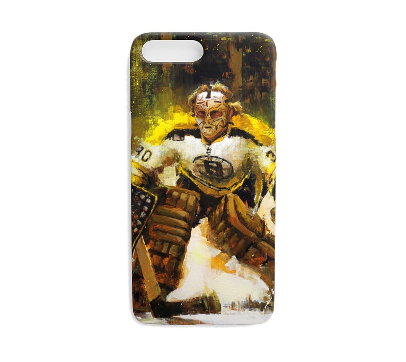 Gerry Cheevers Phone Case with Artwork from Original Painting image 1