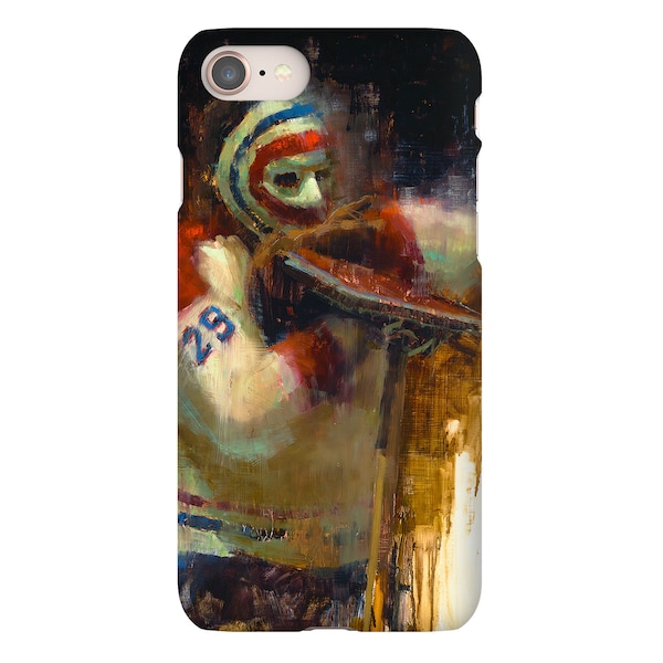 Ken Dryden Phone Case with Artwork from Original Painting - Montreal Canadiens - Hockey - Gift - iPhone Case