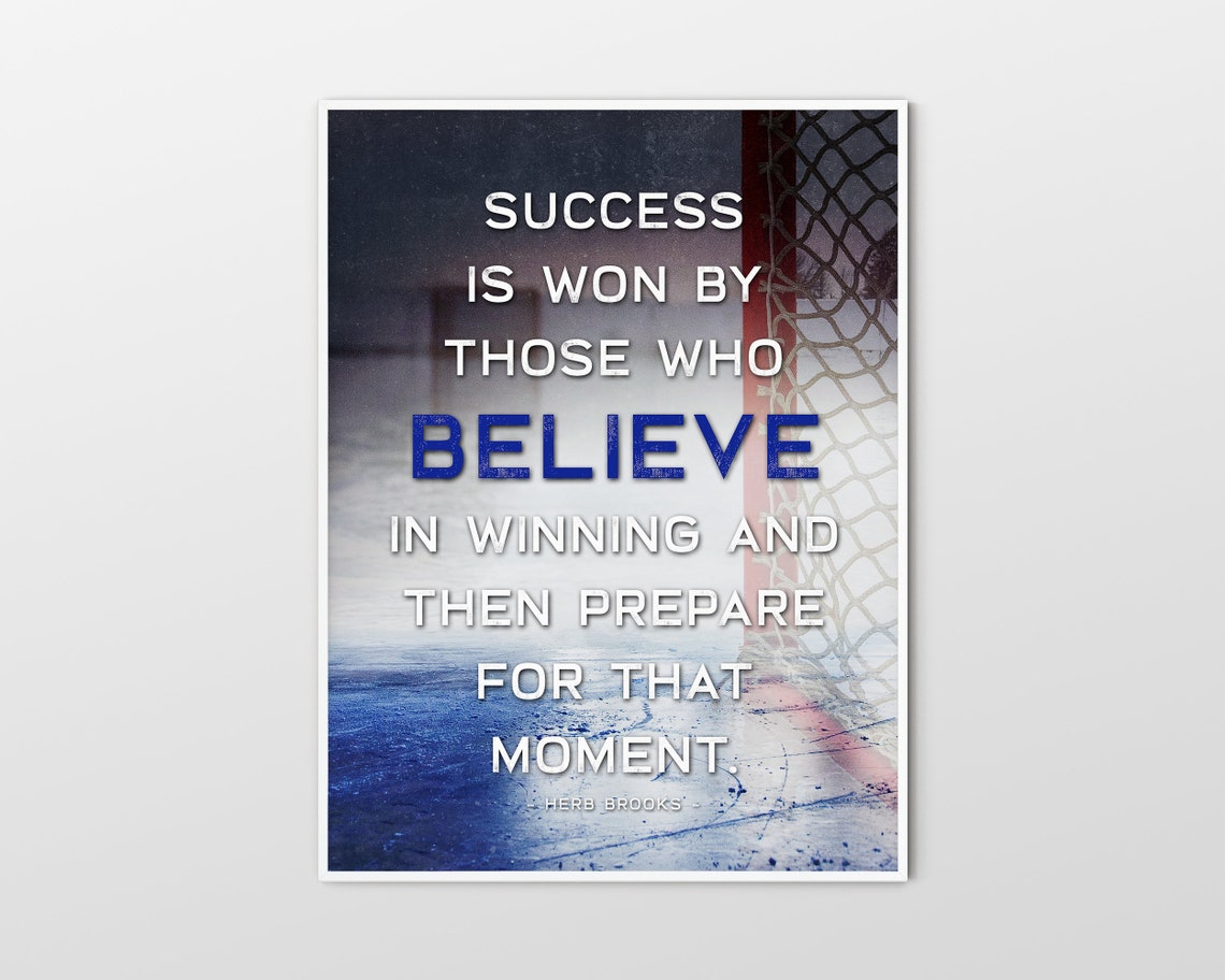 Herb Brooks Quote Printable Wall Art DIGITAL DOWNLOAD Etsy