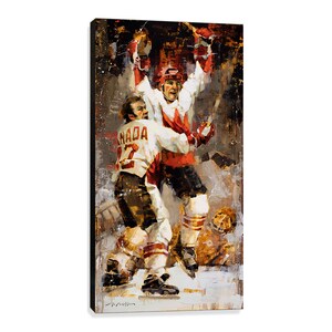 Summit Series Canvas Print  Paul Henderson and Team Canada image 3