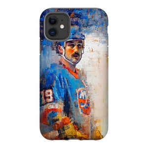 Bryan Trottier Phone Case with Artwork from Original Painting image 2