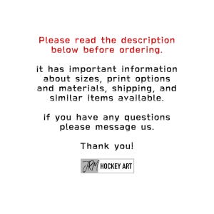 Grant Fuhr Canvas Print from Original Painting - Edmonton Oilers Hockey Wall Art Goalie Gift Bild 8