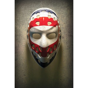 Dryden Mask Poster or Metal Print - Montreal Canadiens Wall Art Decor - Hockey Goalie - Ken Dryden - Photo Print - Gift - Unframed