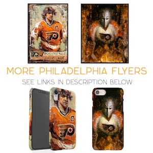 Bobby Clarke Canvas Print from Original Painting Philadelphia Flyers Hockey Wall Art Decor, Gift, Broad Street Bullies image 8