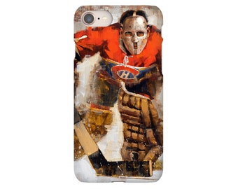 Phone Case with Artwork from Original Painting - Montreal Canadiens - Hockey - Gift - iPhone Case