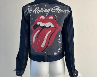 Vintage 90s Levis X Rolling Stones Denim Jacket - Voodoo Lounge