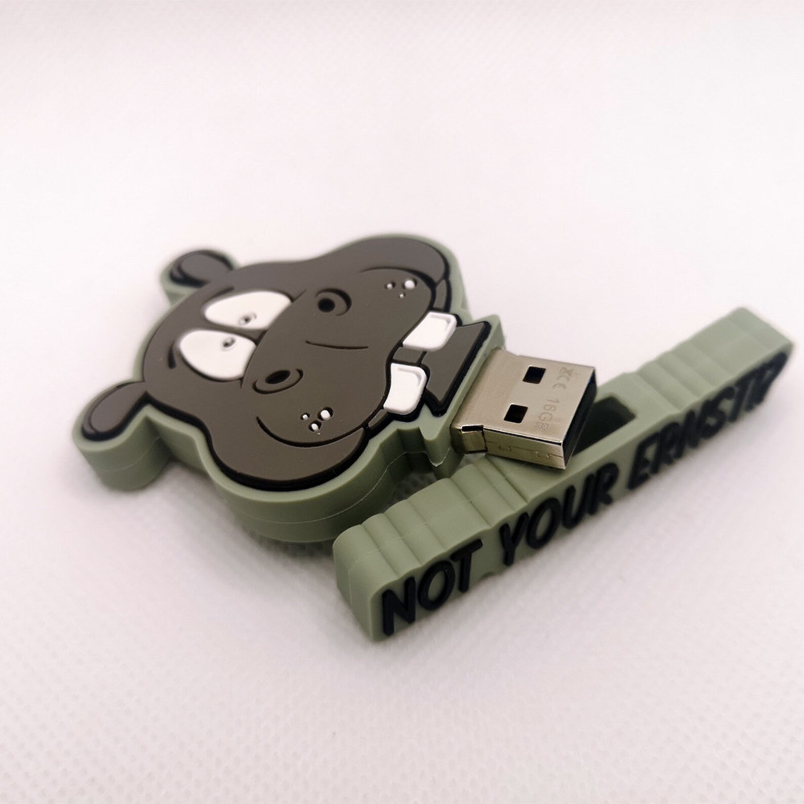 Funny USB Stick Hippo 16GB USB 2.0 Memory Stick Plug&Play Etsy