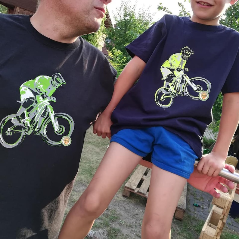 SVG JPG DXF Silhouette Studio Plotterdatei Mountainbike mehrfarbige Plottdatei Set Mountain bike von Oma Plott Schneiden Datei