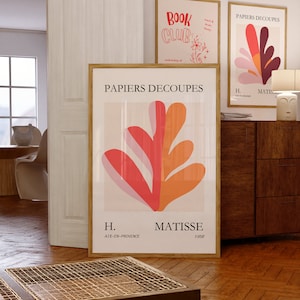 H. Matisse Papiers Decoupes Digital Wall Art/Poster