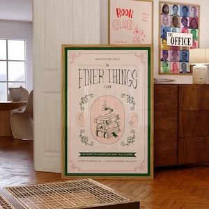 The Finer Things Club From the Television Show The Office Digital Wall Art/Poster