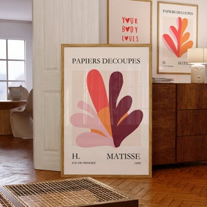 H. Matisse Papiers Decoupes Digital Wall Art/Poster
