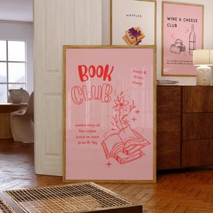 Book Club Digital Wall Art/Poster