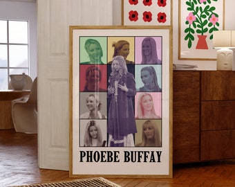 Phoebe Buffay from FRIENDS The Eras Tour Inspired Digital Wall Art/Poster