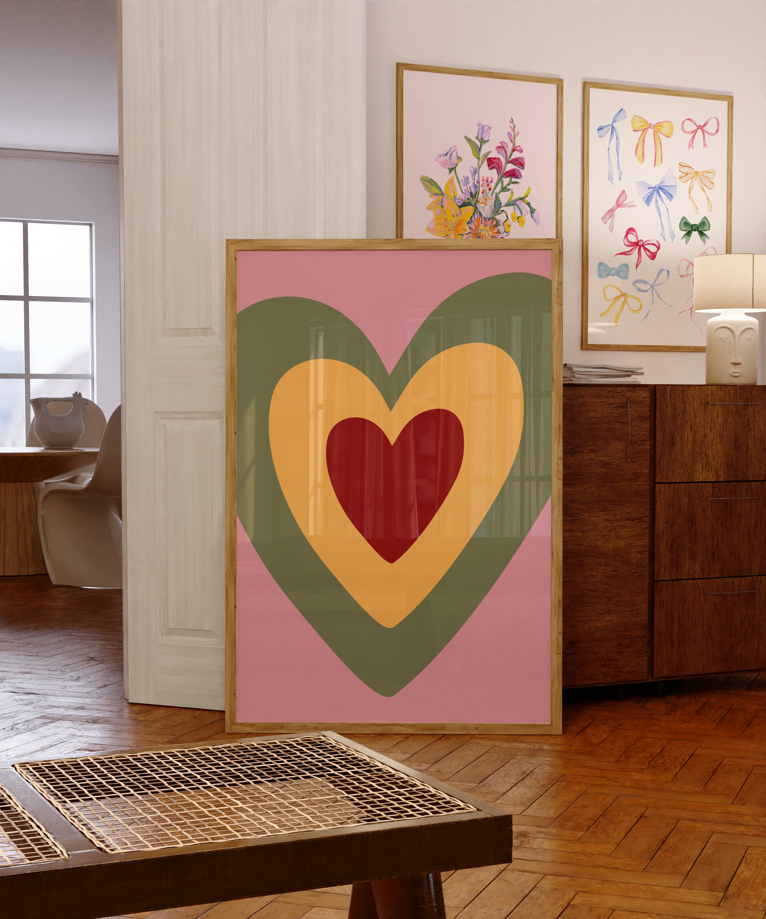 Colorful Heart Digital Wall Art/Poster