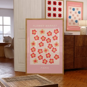 Paris Flower Market Digital Wall Art/Poster