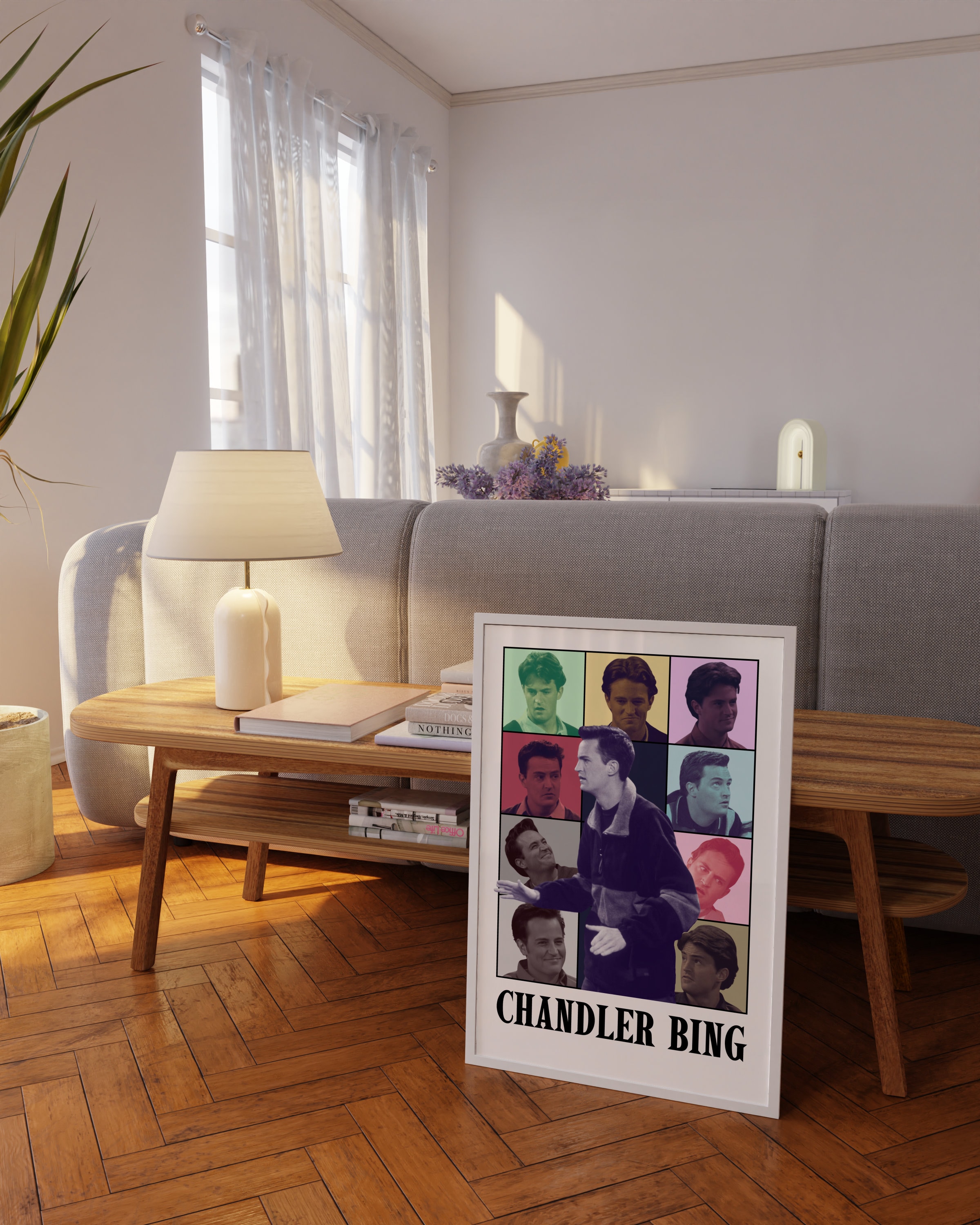 Chandler Bing From FRIENDS the Eras Tour Inspired Digital Wall Art ...