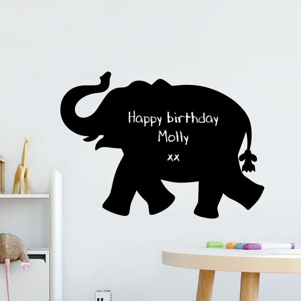 Elephant Chalkboard Etsy