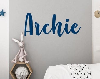 Custom Personalised Wall Decal Name Sticker Boy Wall Name Decal For Wall Name Sticker Gifts For Kids Wall Stickers Custom Name Decals
