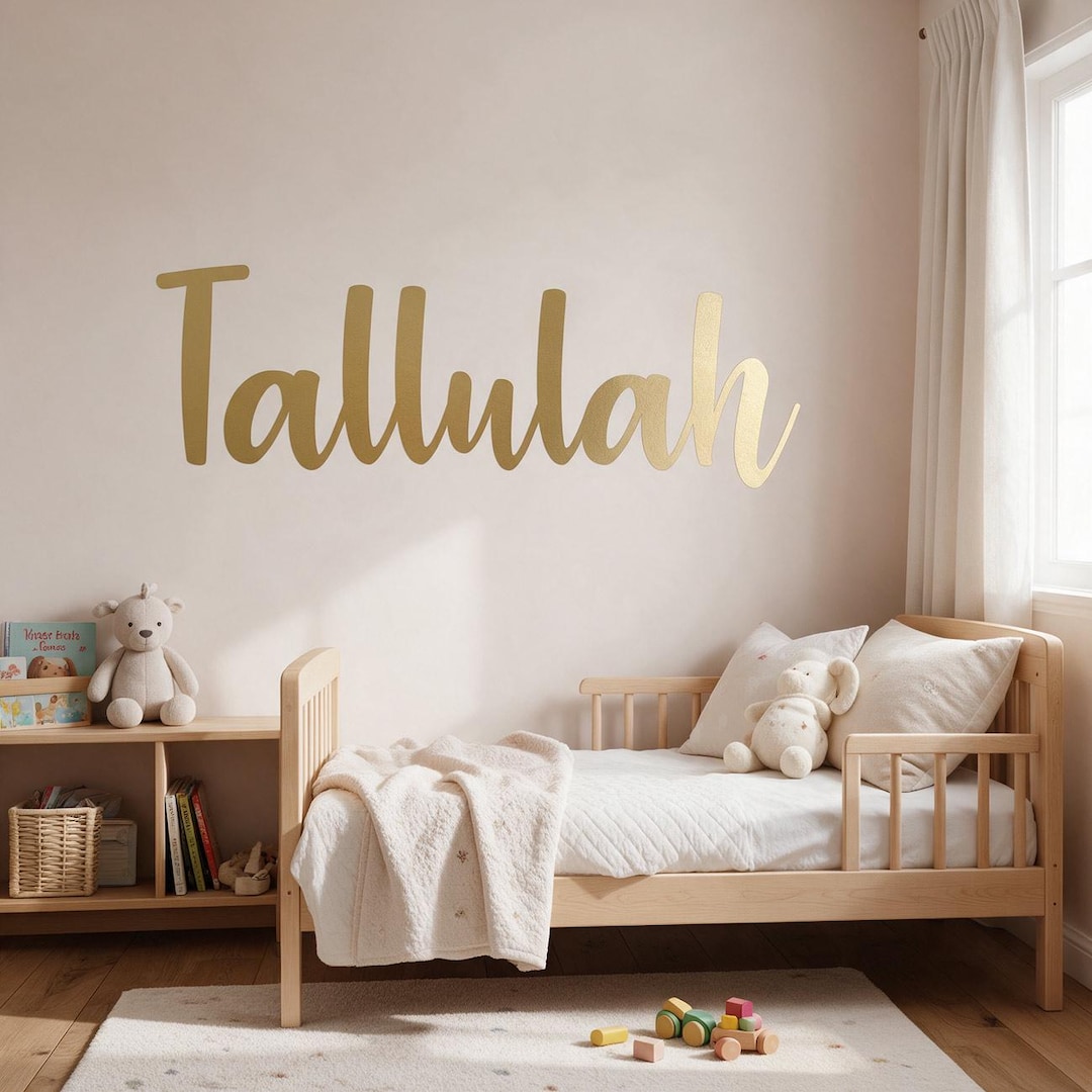 Name Wall Sticker, Girls Name Decal, Boys Wall Name Sticker ...