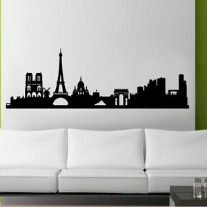 Paris Wall Art Decor Decal
