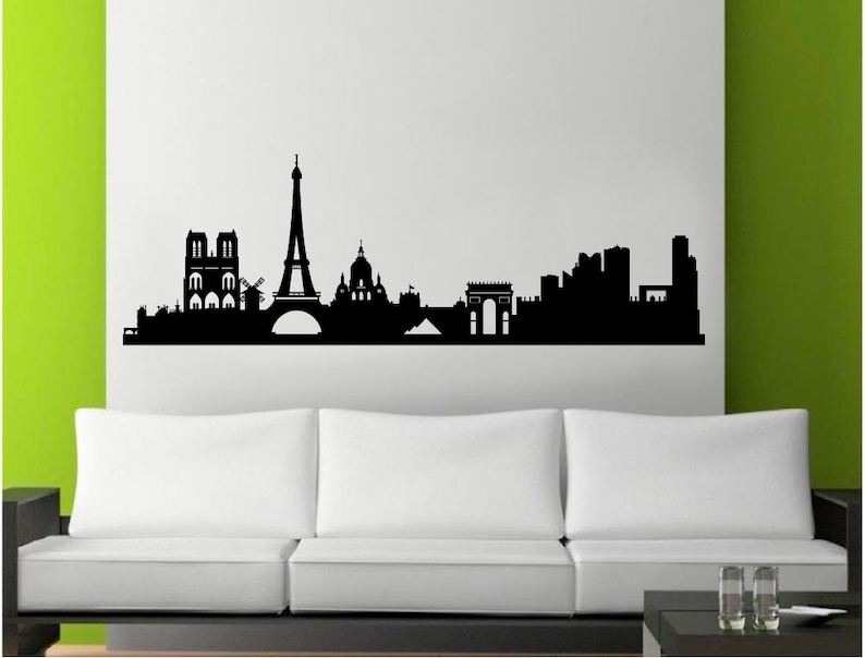 Paris Wall Art Decor Decal