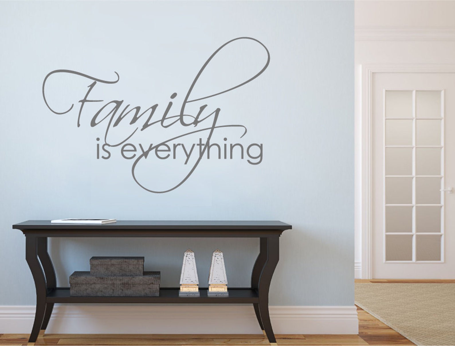 Family is Everything Wall Sticker Family Wall Stickers Etsy