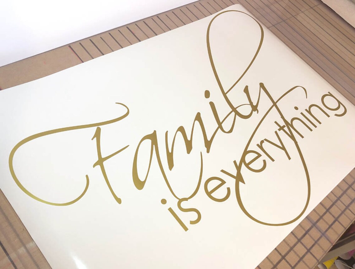 Family is Everything Wall Sticker Family Wall Stickers Etsy