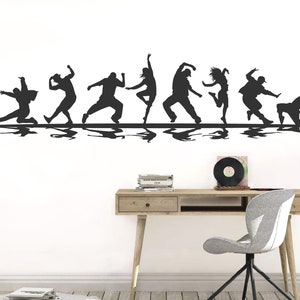 dancing wall sticker