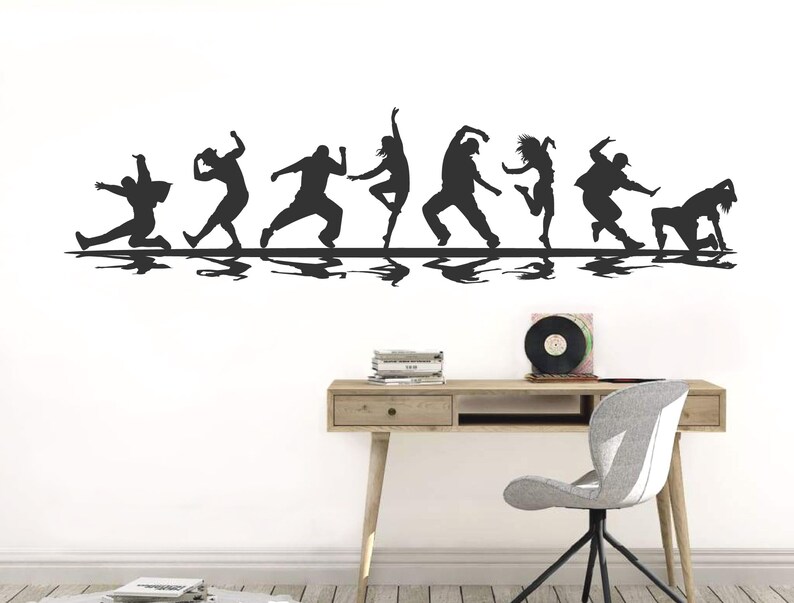 dancing wall sticker