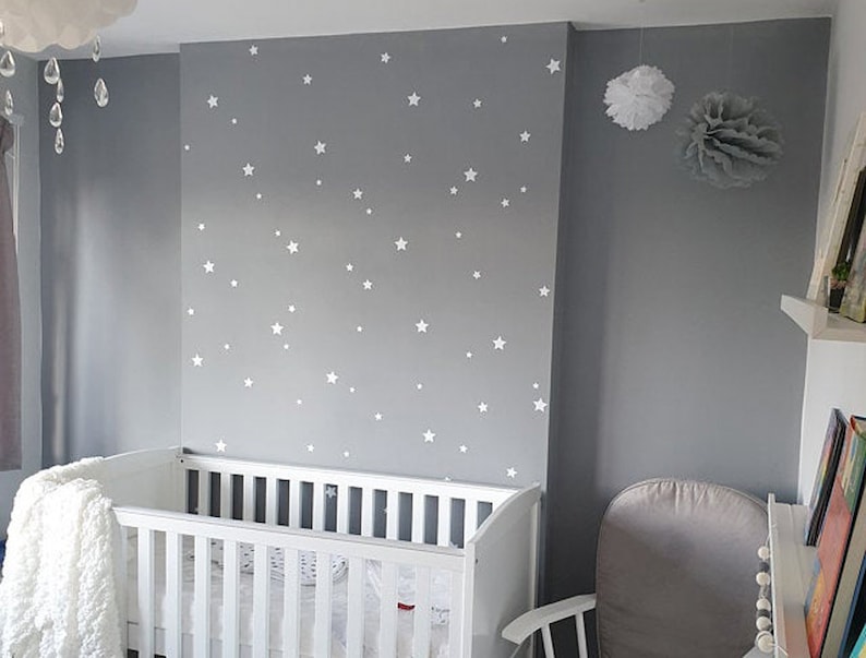Star Wall Stickers Star Wall Decals Nursery decor Nursery Etsy