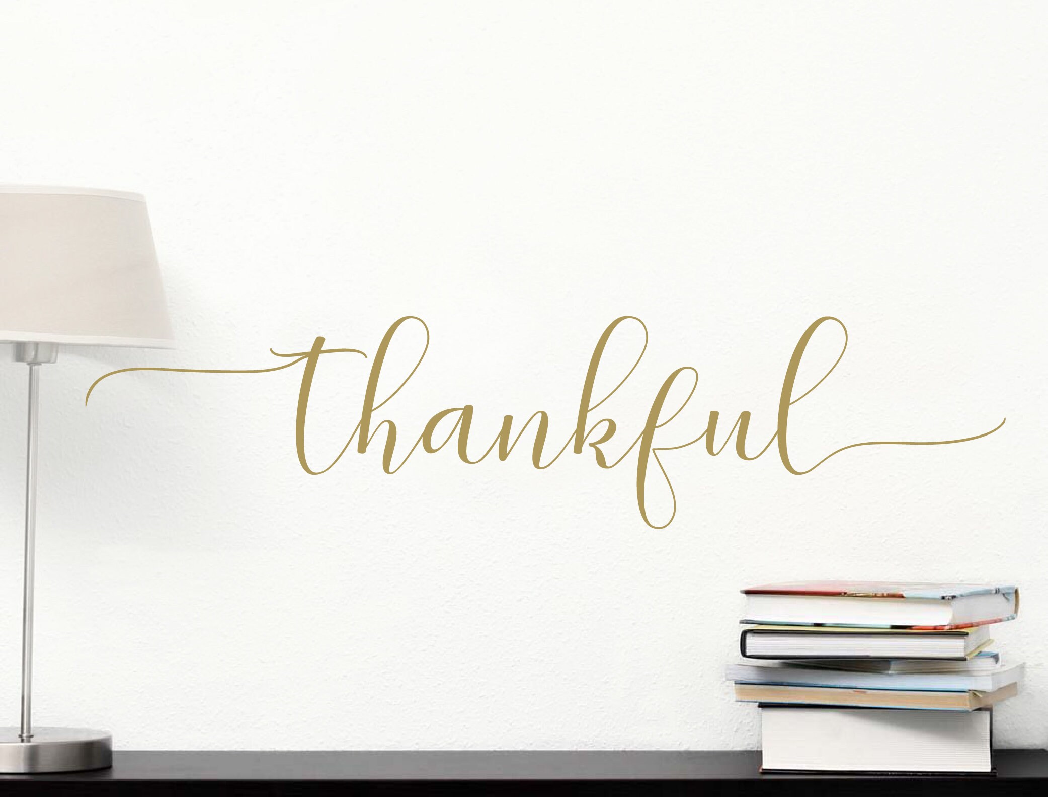 Thankful wall sticker thankful wall decal thankful wall art Etsy