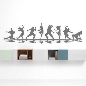 Dance wall sticker