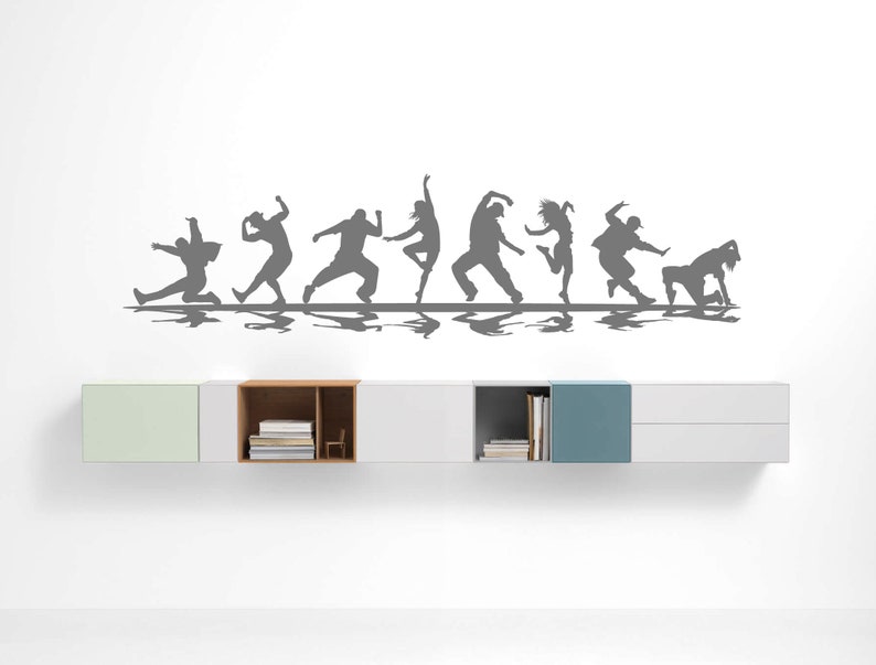 Dance wall sticker