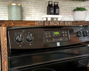 Personalized Over the Stove Spice Rack, Rustic Kitchen Spice Rack, Spice Storage, Rustic Farmhouse Spice Rack, Stove Top Rack Shelf