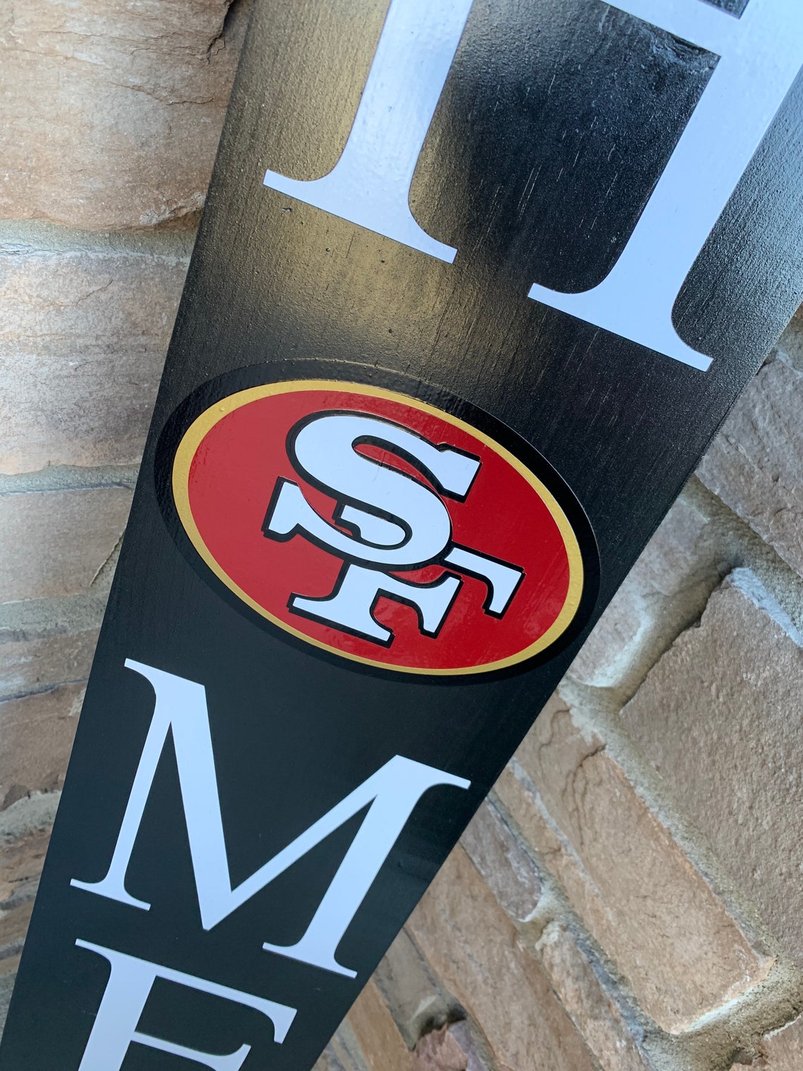 San Francisco 49ers Front Porch Leaner Sign | Etsy