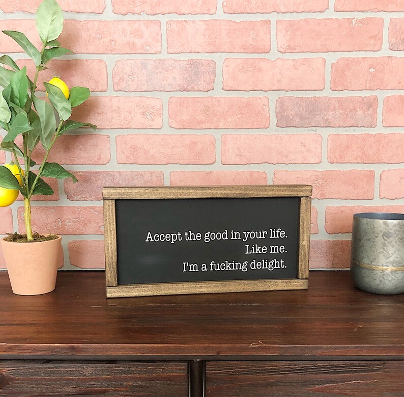 Wooden Sign Wall Art Home Decor Office Decor Office Sign Etsy