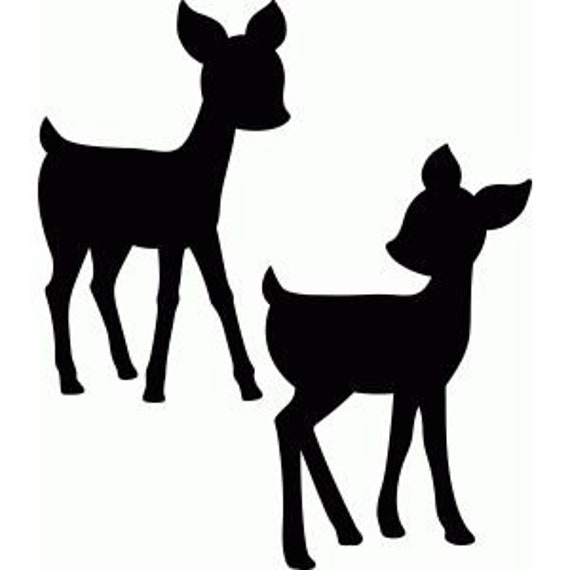 Download Baby Deer and Deer SVG | Etsy