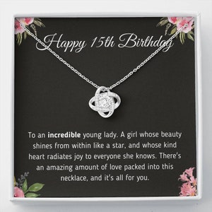 Sweet 15th Birthday Gifts for Girls Gift for Daughter Sterling Silver 15  Beads Necklace for Girl Gift 15 Beads for 15 Years Old Girl 