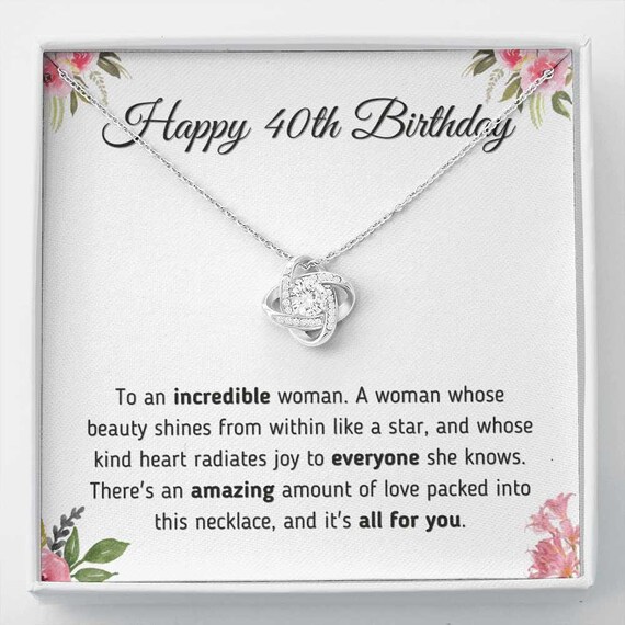 40th birthday jewelry ideas for sale wife