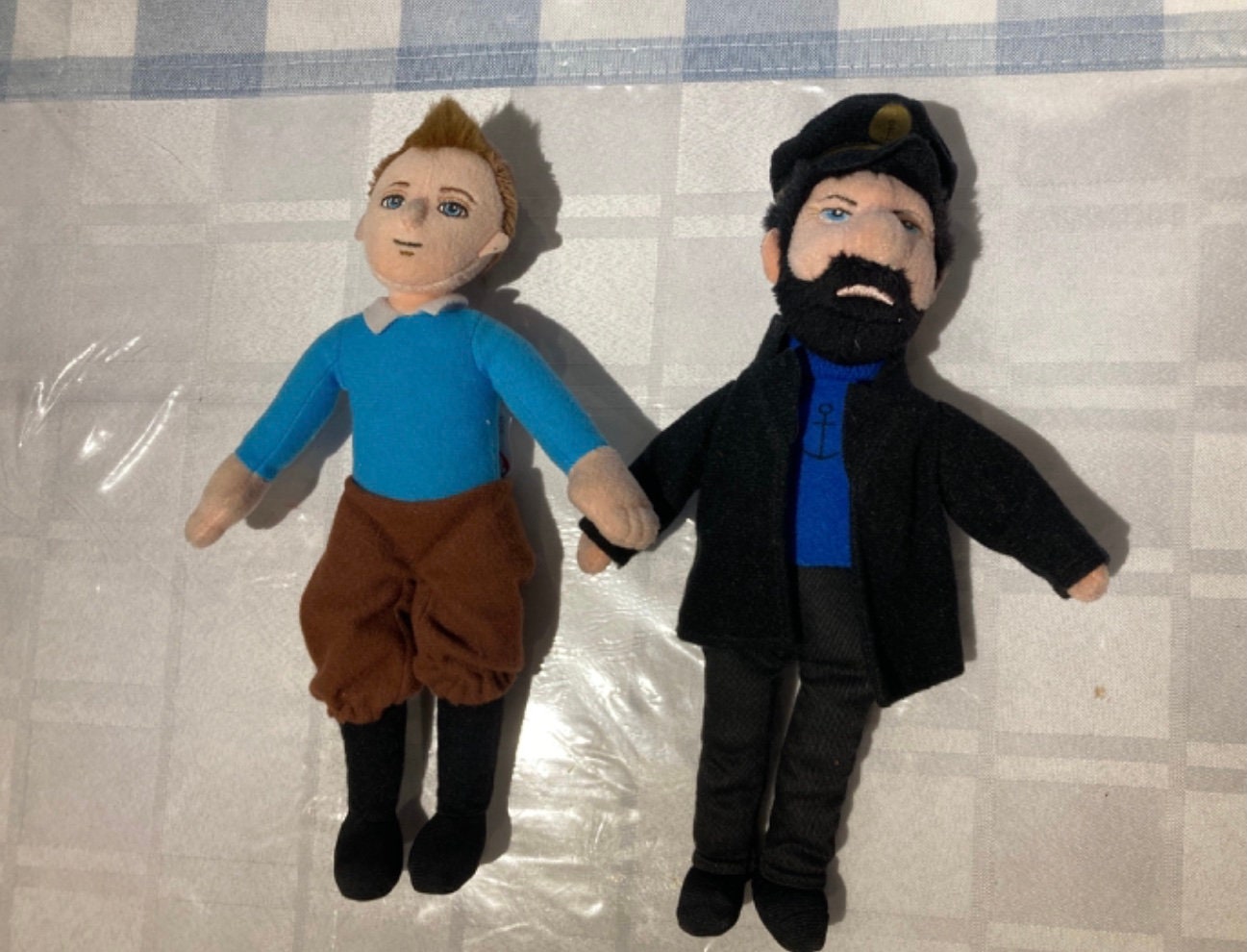 Collectible Ty Doll Tintin and Captain Haddock Etsy