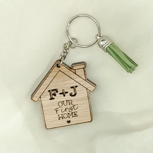 Our First Home | Personalized Keychain | Housewarming Gift First Home ...